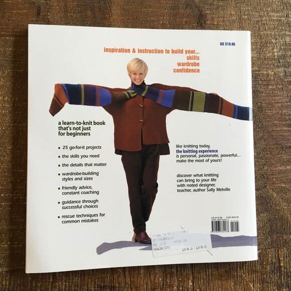 The knit stitch inspirations and instruction pattern book Knitting Experience - Picture 5 of 5